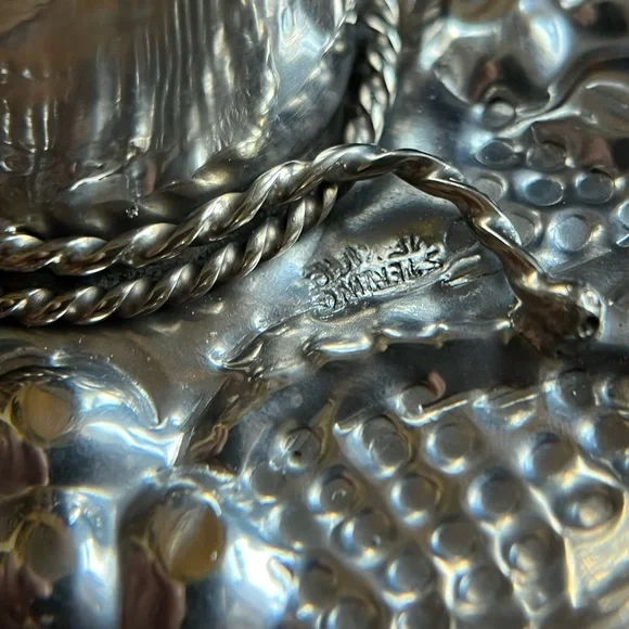 Vintage Mexico Sterling Silver Sombrero Hat Ring Tray - Picture 7 of 9